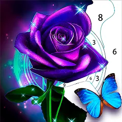 Скачать взломанную Color Master - Color by Number (Колор Мастер Про)  [МОД Бесконечные деньги] - последняя версия apk на Андроид