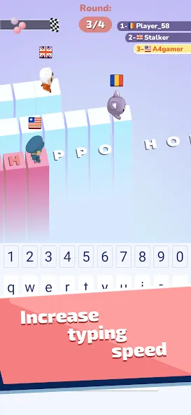 A4 Typer - Play and increase y  [МОД Unlimited Money] Screenshot 1