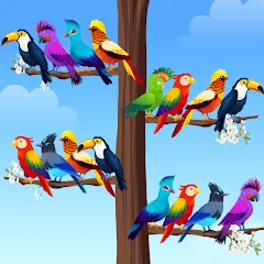 Скачать взлом Bird Sort - Color Puzzle  [МОД Бесконечные деньги] - последняя версия apk на Андроид
