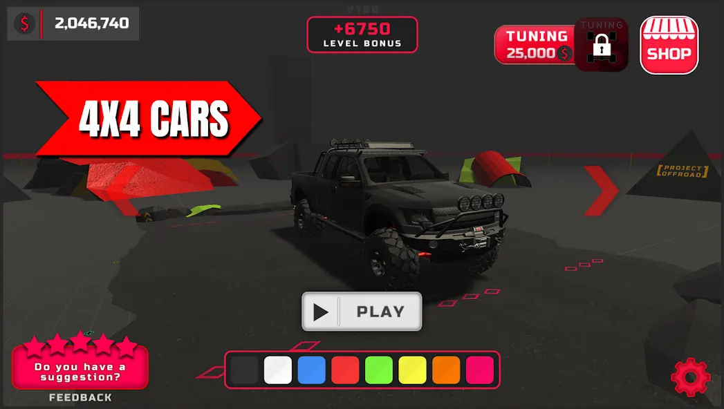 [Project : Offroad]  [МОД Меню] Screenshot 4
