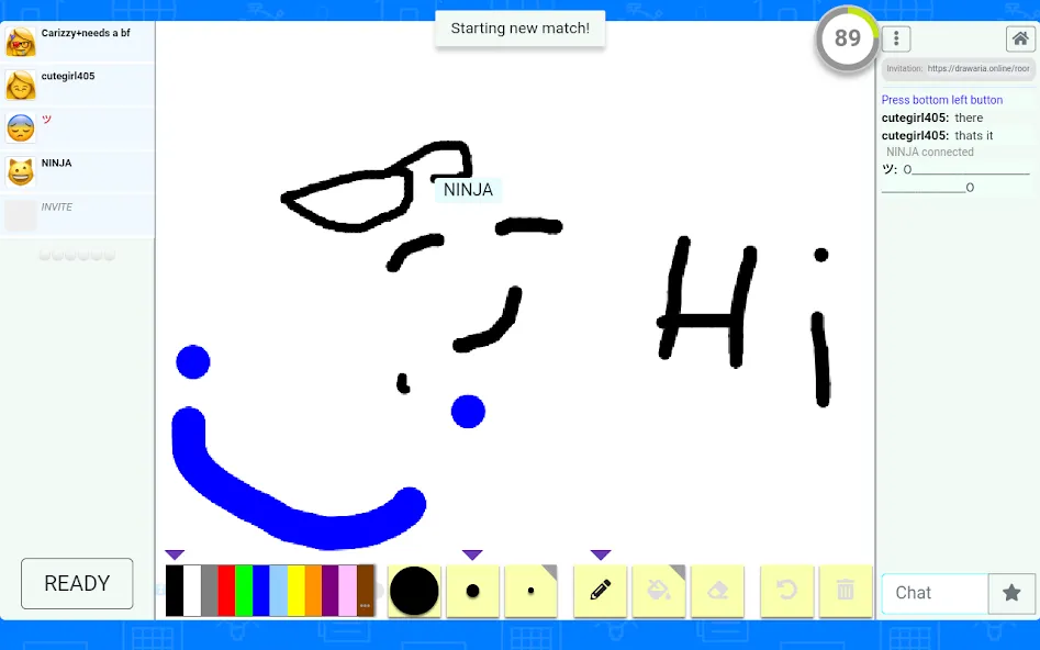 Drawaria.Online - Pictionary /  [МОД Menu] Screenshot 5