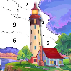 Скачать взломанную Hey Color Paint by Number Art  [МОД Много монет] - полная версия apk на Андроид