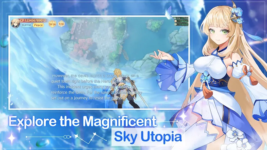Sky Utopia (Скай Утопия)  [МОД Много монет] Screenshot 2
