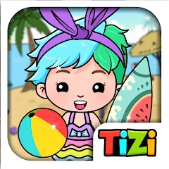 Взломанная Tizi Town - My Hotel Games  [МОД Много монет] - стабильная версия apk на Андроид