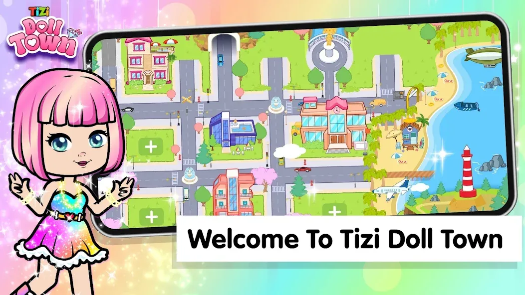 Tizi Town: Doll Dress Up Games  [МОД Меню] Screenshot 1