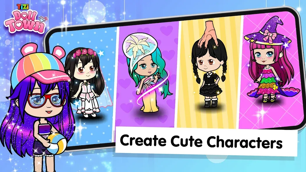 Tizi Town: Doll Dress Up Games  [МОД Меню] Screenshot 2