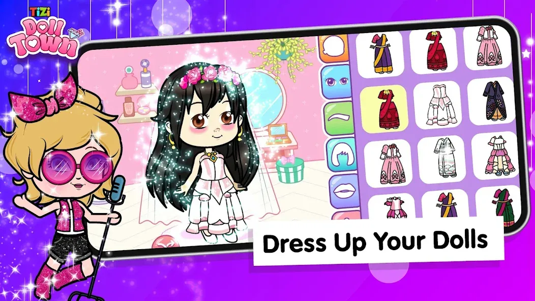 Tizi Town: Doll Dress Up Games  [МОД Меню] Screenshot 3