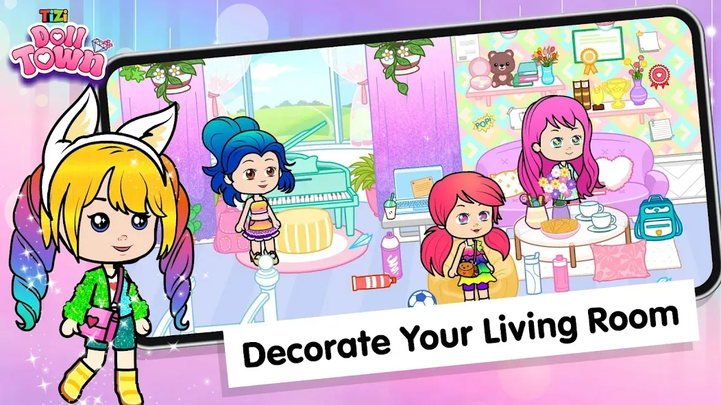Tizi Town: Doll Dress Up Games  [МОД Меню] Screenshot 4