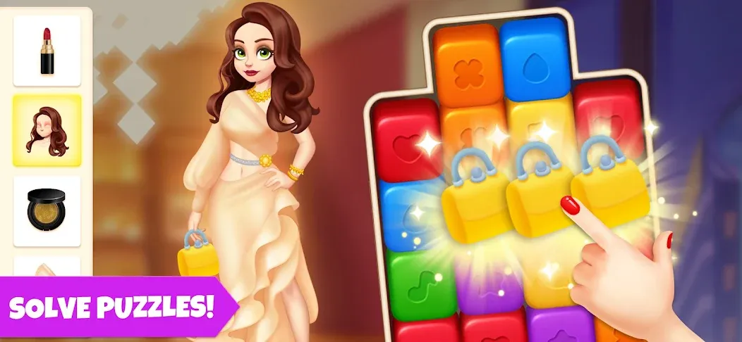 Makeover Blast: Dressup Salon (Мейковер Бласт)  [МОД Unlimited Money] Screenshot 5
