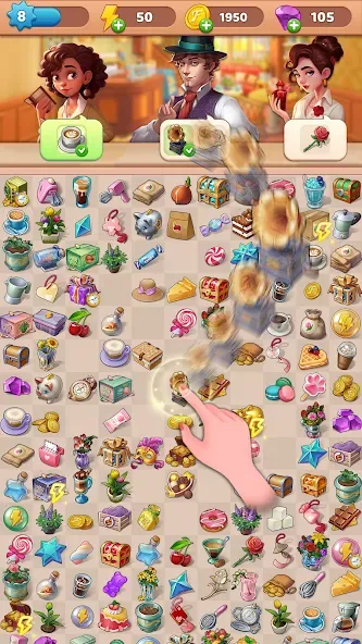 Grand Inn Story (Мердж Лав)  [МОД Меню] Screenshot 3