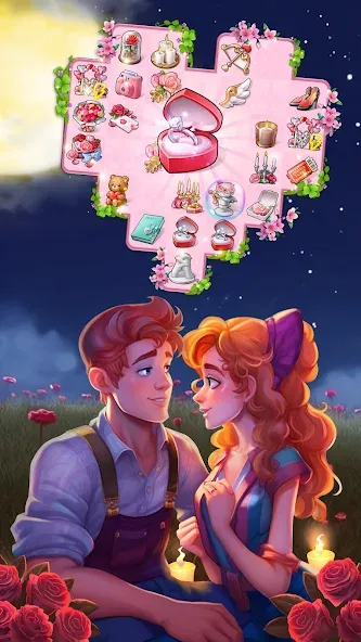 Grand Inn Story (Мердж Лав)  [МОД Меню] Screenshot 4