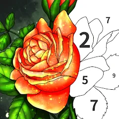 Взломанная Art Coloring - Color by Number  [МОД Unlocked] - стабильная версия apk на Андроид