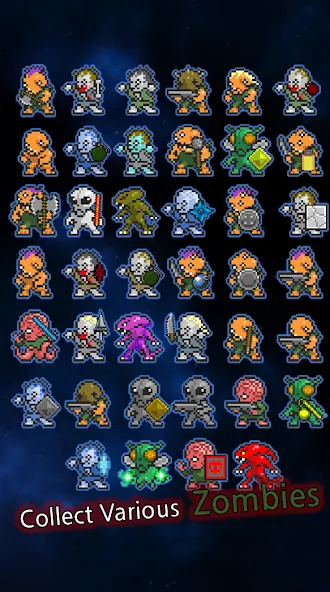 Grow Zombie VIP : Merge Zombie  [МОД Много денег] Screenshot 2