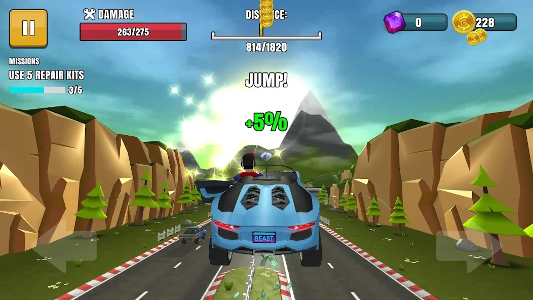 Faily Brakes 2: Car Crash Game (Фэйли Брейкс 2)  [МОД Много денег] Screenshot 4