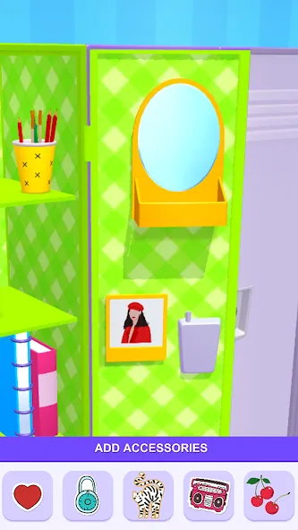 DIY Locker 3D (ДИУАЙ Локер 3Д)  [МОД Меню] Screenshot 2