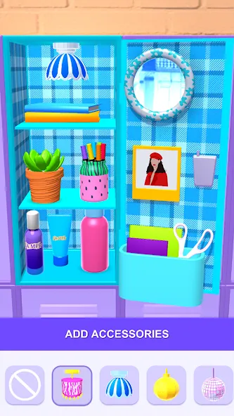 DIY Locker 3D (ДИУАЙ Локер 3Д)  [МОД Меню] Screenshot 4