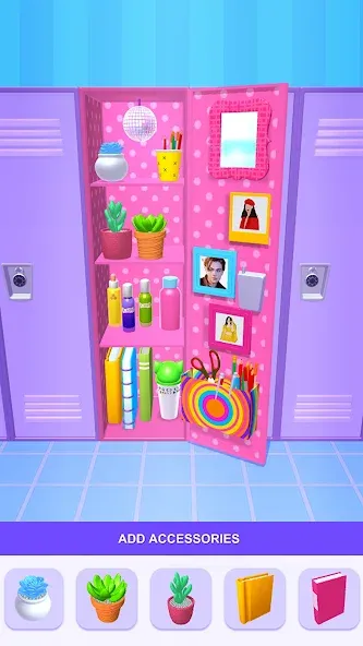 DIY Locker 3D (ДИУАЙ Локер 3Д)  [МОД Меню] Screenshot 5
