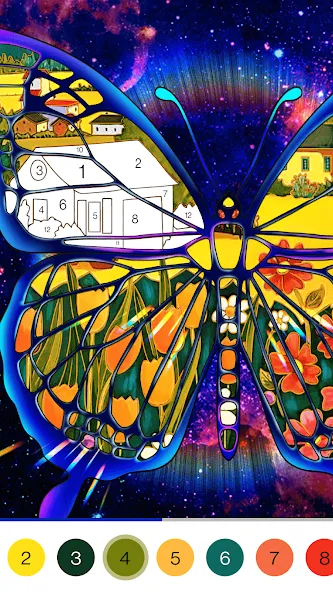 Coloring Book -Paint by Number (Малер Плюс)  [МОД Mega Pack] Screenshot 4