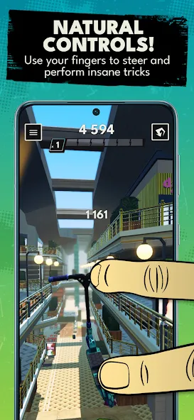 Touchgrind Scooter (Тачгринд Скутер)  [МОД Unlocked] Screenshot 3