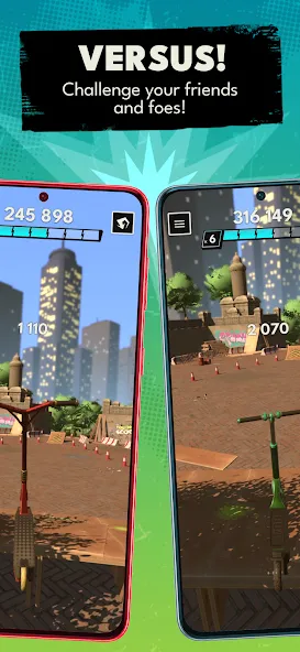 Touchgrind Scooter (Тачгринд Скутер)  [МОД Unlocked] Screenshot 4