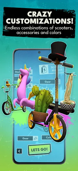 Touchgrind Scooter (Тачгринд Скутер)  [МОД Unlocked] Screenshot 5