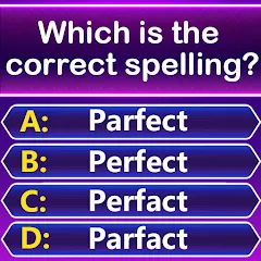 Взлом Spelling Quiz - Word Trivia (Спеллинг Квиз)  [МОД Меню] - стабильная версия apk на Андроид